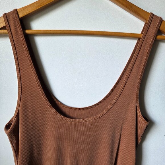 EUC DRESS FORUM TANK SCOOP NECK SUPER SOFT RIBBED BODYSUIT TANK SIZE LARGE - Picture 7 of 13